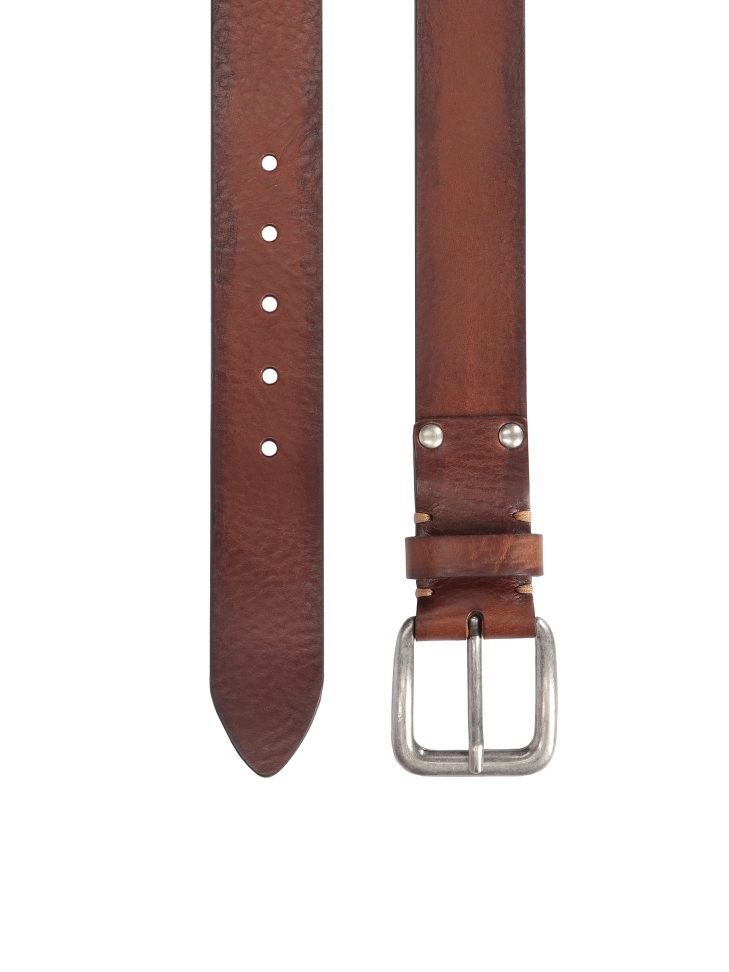 Classic brown men's belt  LONGITIS