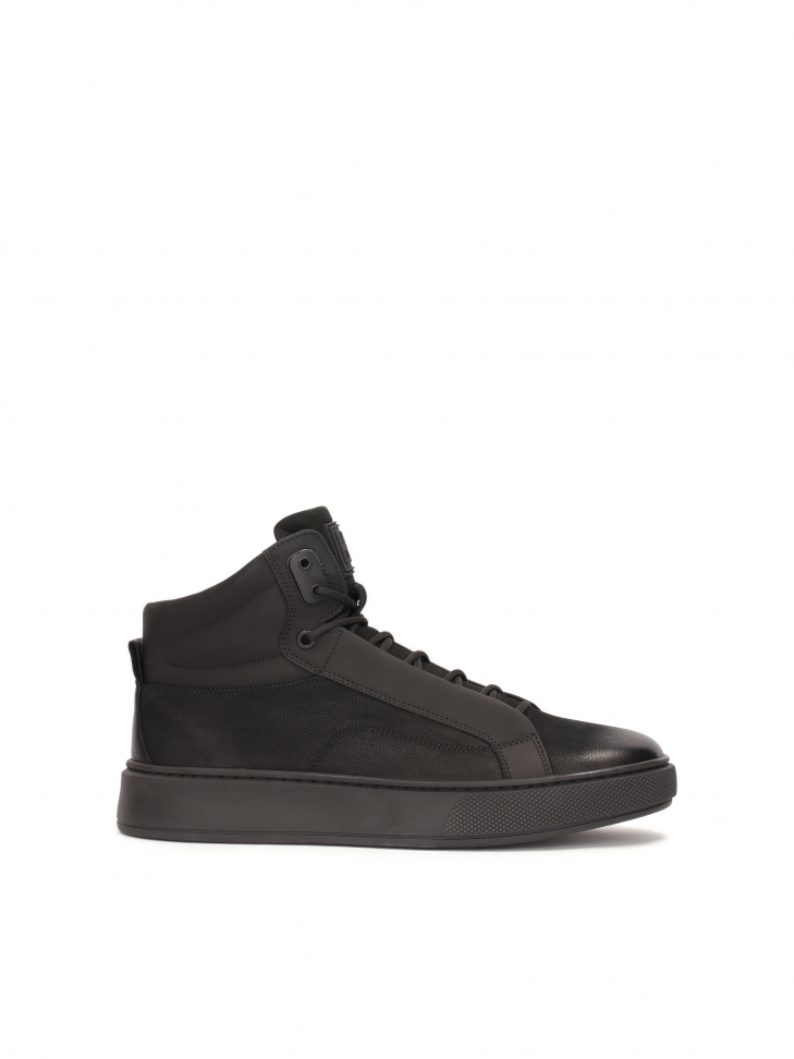 Black men's sneakers with high upper  PATEL