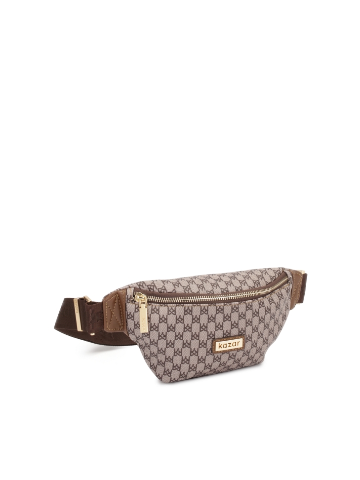 Stylish monogrammed belt bag from KAZAR TANYA