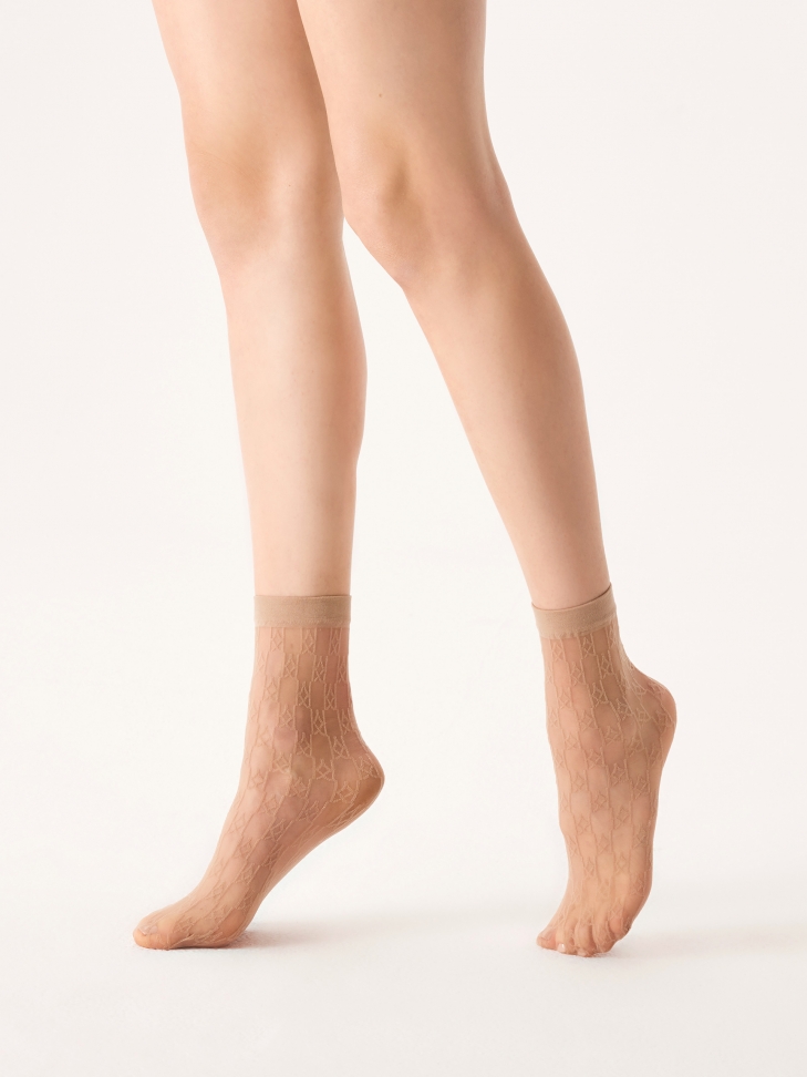 Exclusive socks with fashionable pattern  JIL