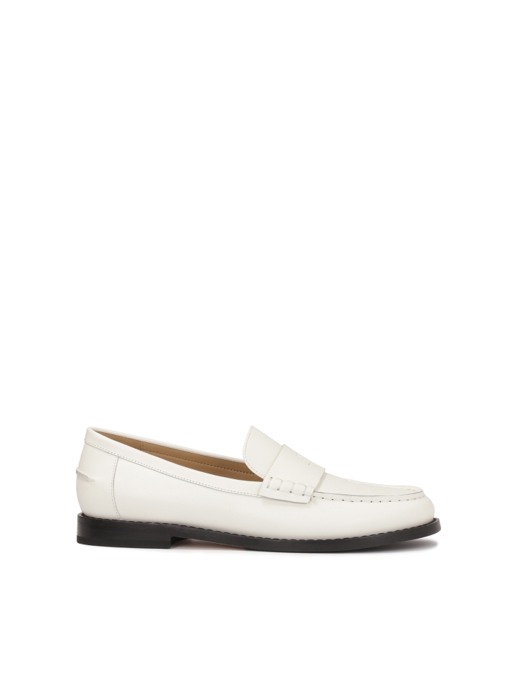 Slip-on leather loafers on a comfortable sole BRUNA
