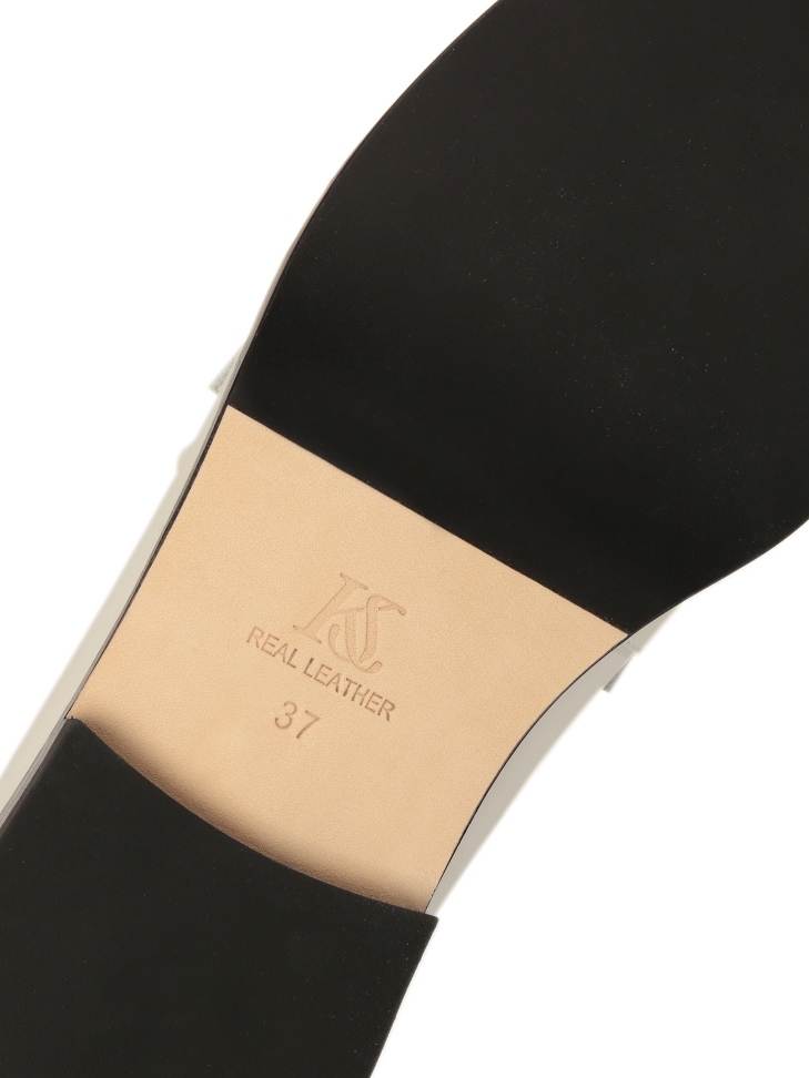 Slip-on leather loafers on a comfortable sole BRUNA