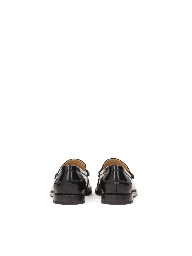 Black versatile slip-on loafers KS BRUNA