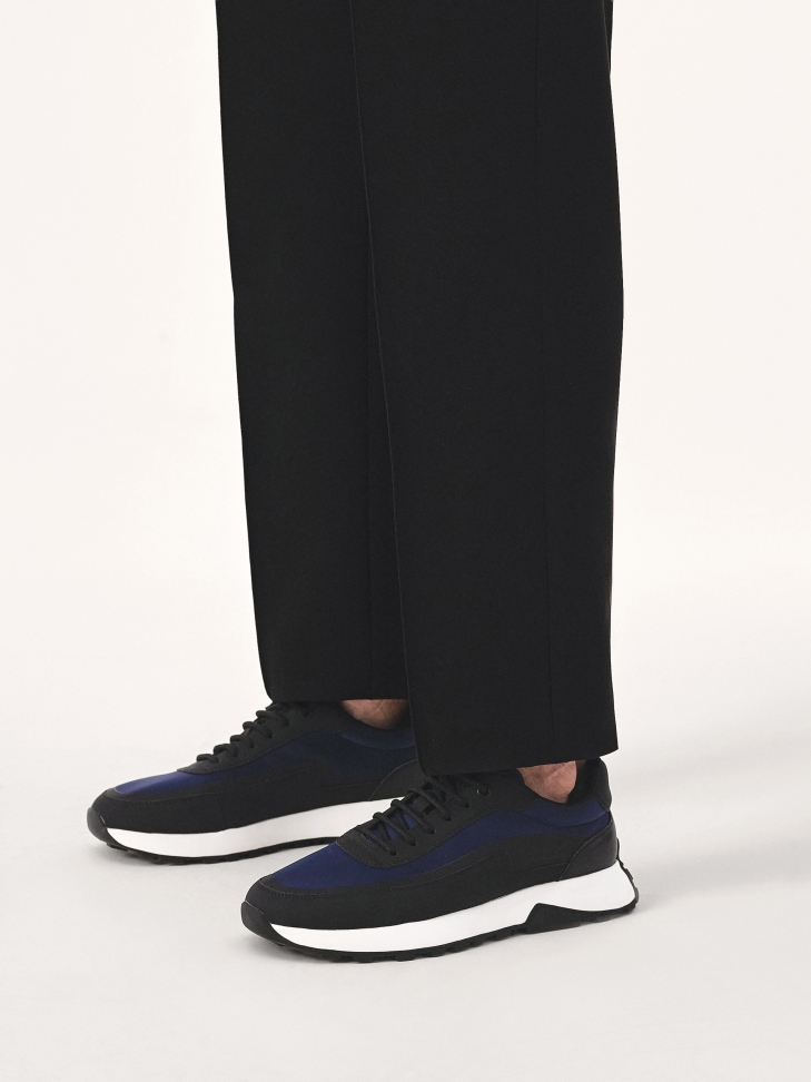 Combination material sneakers DANNAY