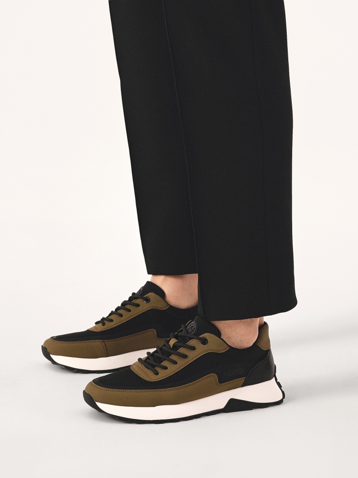 Lace-up sneakers in contrasting colors  DANNAY