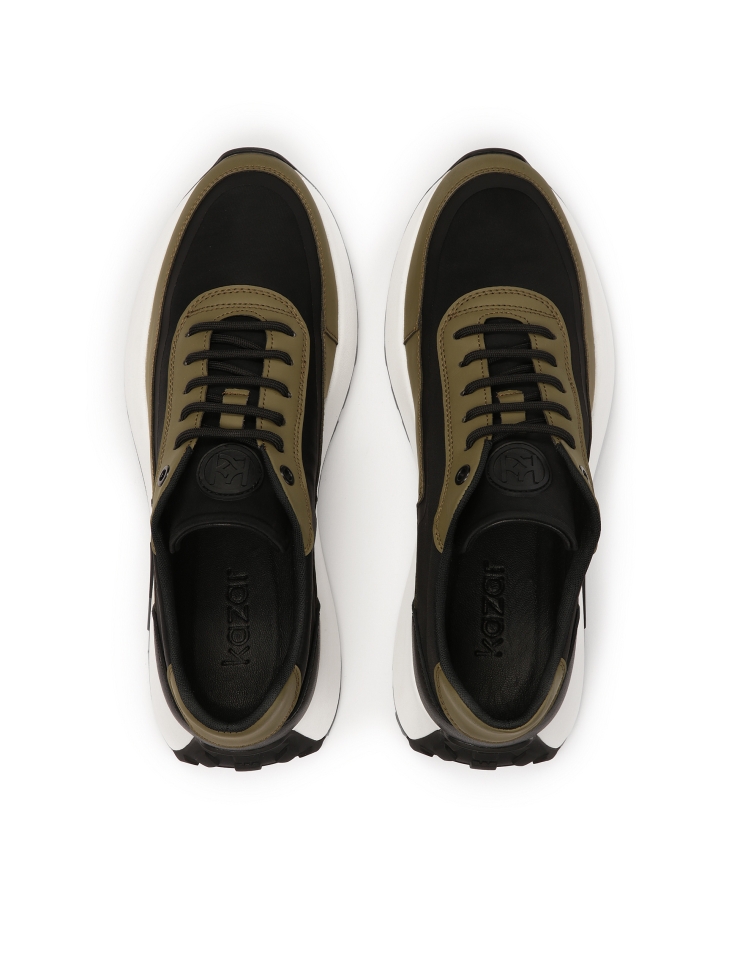 Lace-up sneakers in contrasting colors  DANNAY