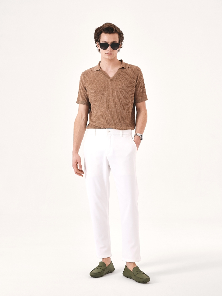 Khaki moccasins for men TYODOR