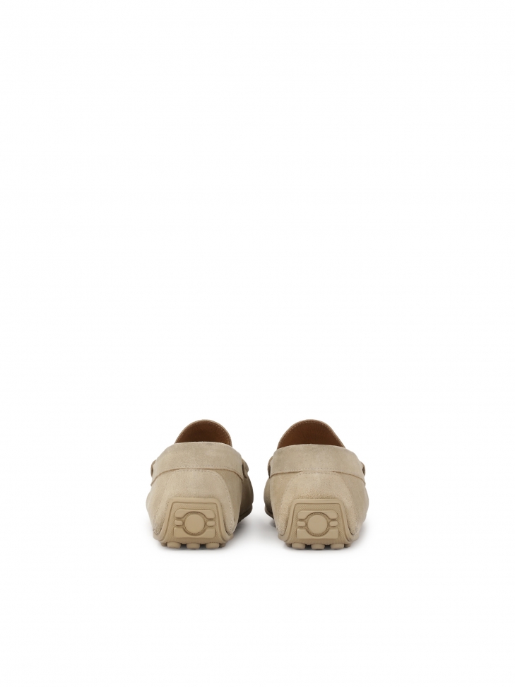 Beige suede moccasins TYODOR