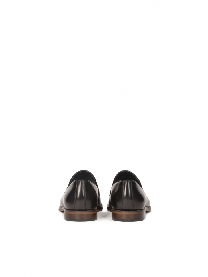 Men's brown leather loafers NIKET