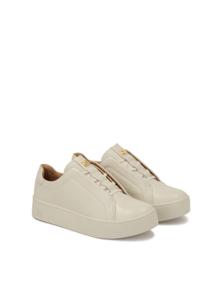 Comfortable sneakers on a thick sole MALIA