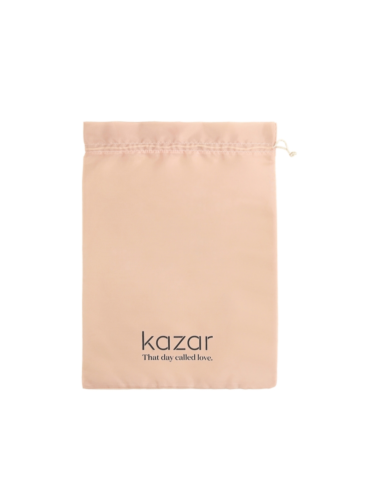 Metallic leather wedding pumps STONE