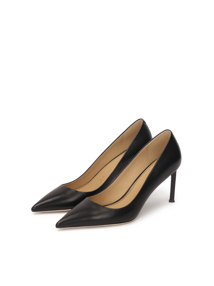 Heeled boots with pointed toe ALYSSA