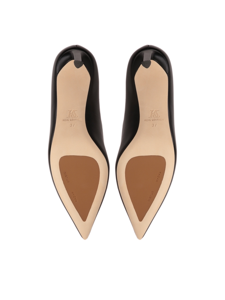 Heeled boots with pointed toe ALYSSA