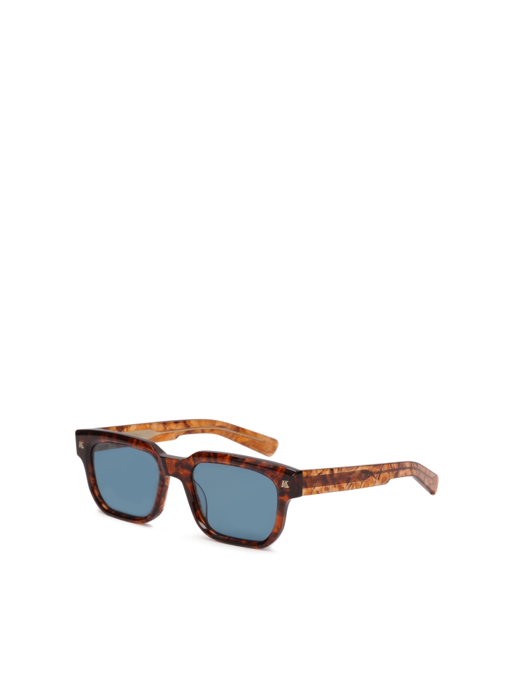 Men's tortoiseshell glasses with rectangular frames  BILLAY