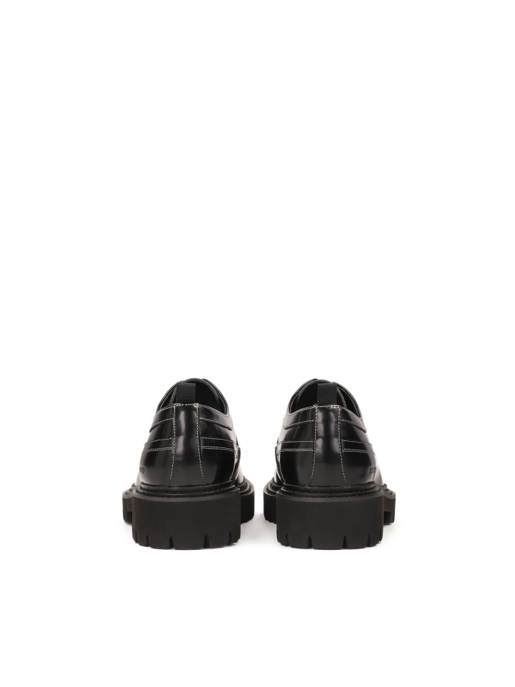 Black shoes with contrasting trim KS BLADEN