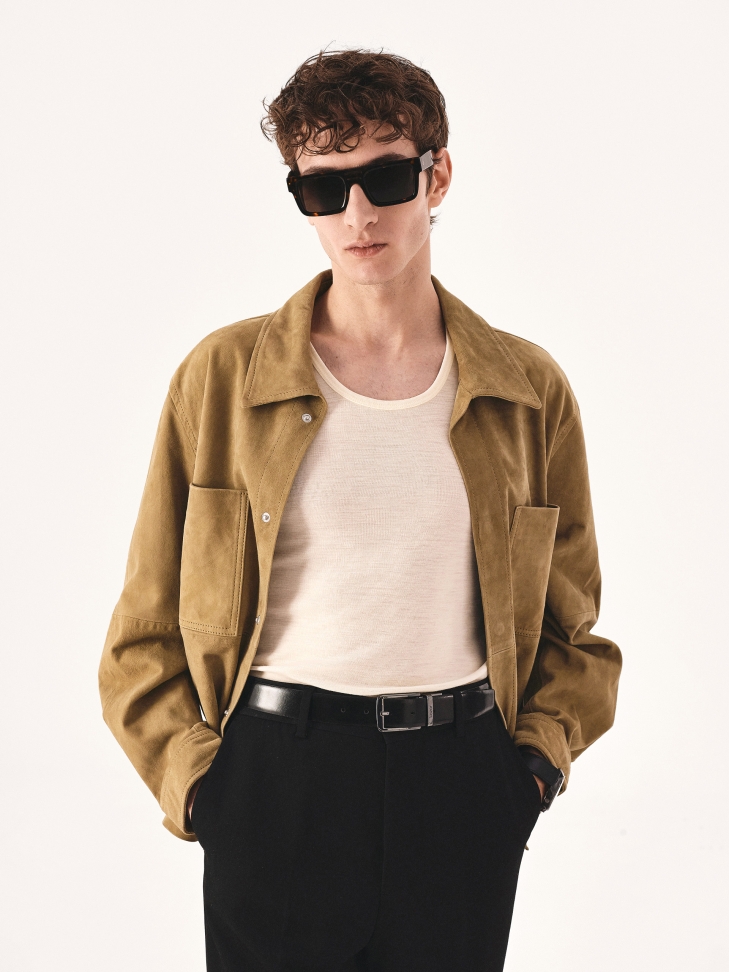 Brown classic wayfarer glasses ILTES