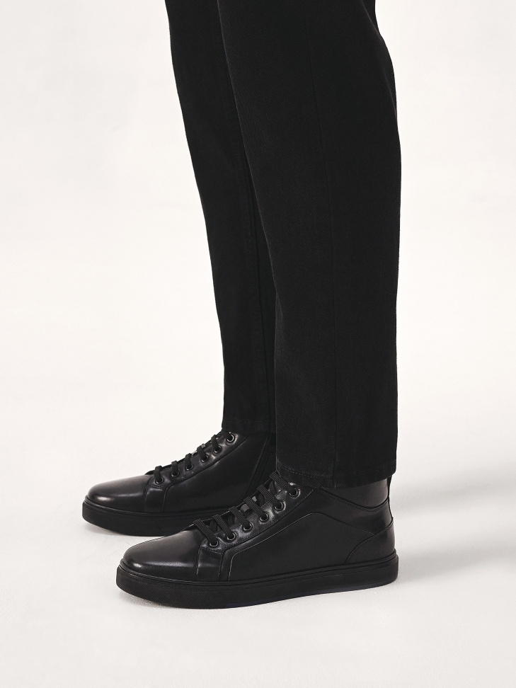 Black men's high top sneakers  LENNART