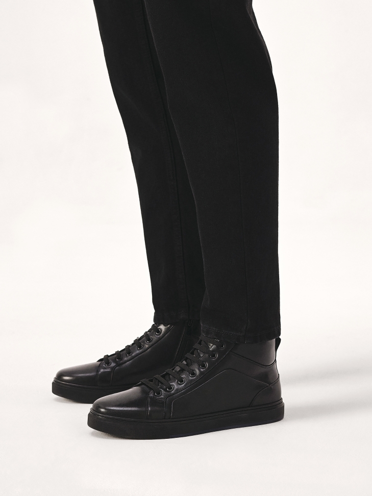 Black men's high top sneakers  LENNART