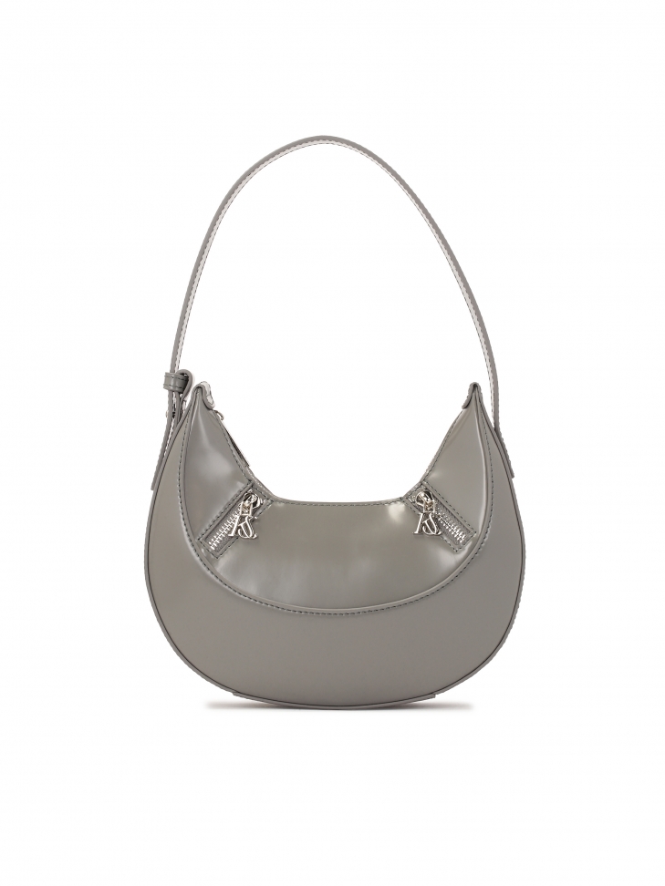 Grey handbag with hand grip  KS SAONE S