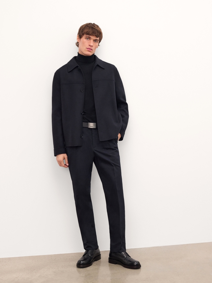 Casual black derby shoes HENRYST