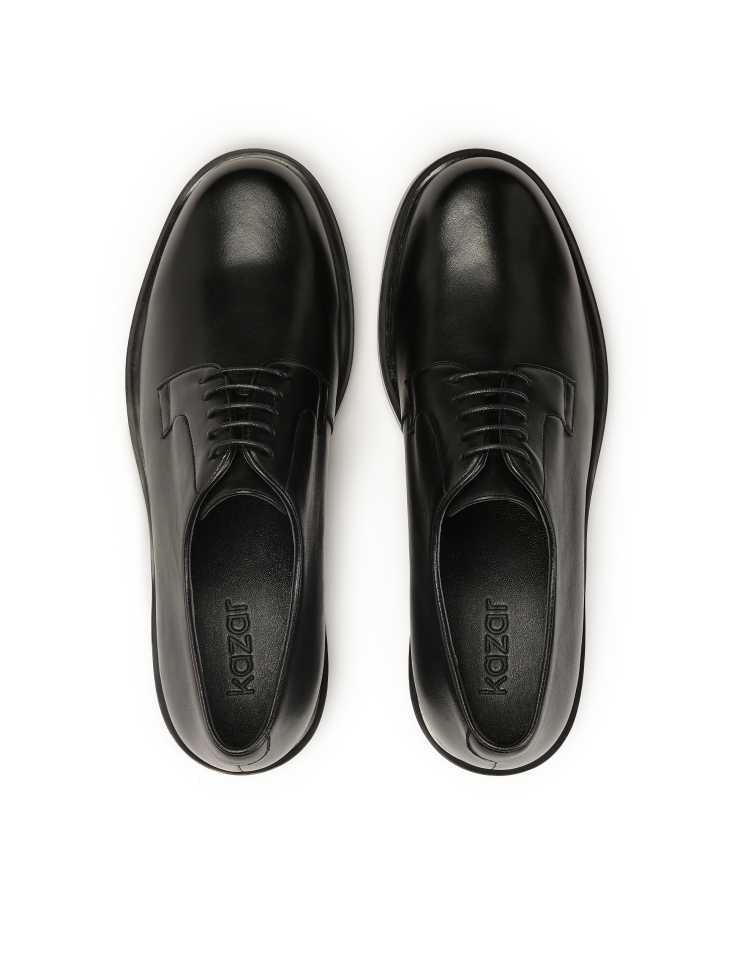 Casual black derby shoes HENRYST