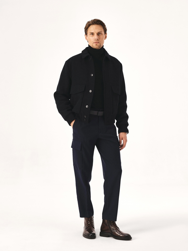 Brown shaded leather men's boots OCTAVIUSS