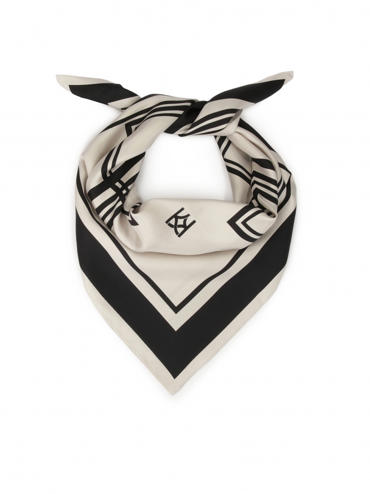 Square silk scarf FAYE