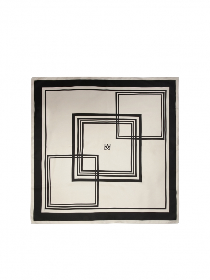 Square silk scarf FAYE