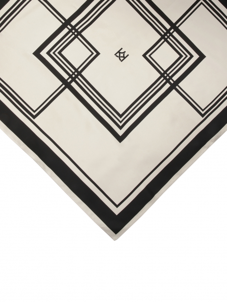 Square silk scarf FAYE
