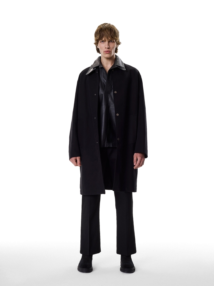 Men's suede boots in black color  KS CANRERTH