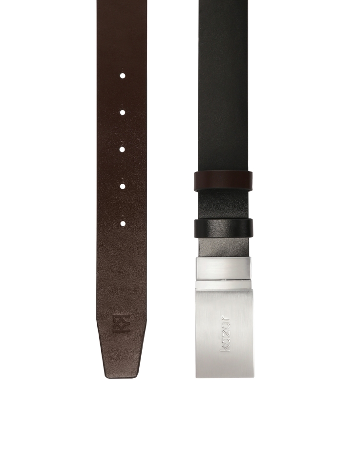Double-sided belt with full metal buckle PHILIPPO