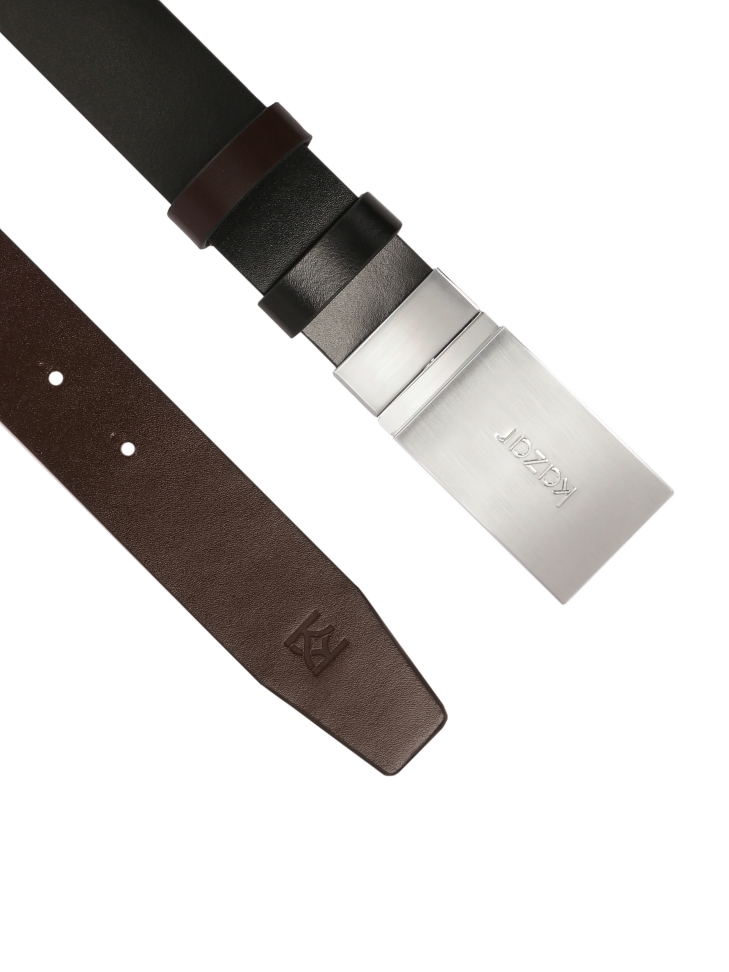 Double-sided belt with full metal buckle PHILIPPO