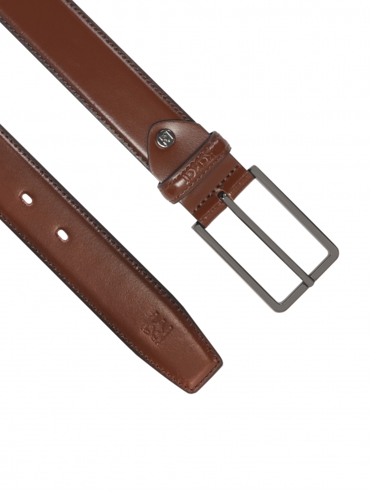 Brown men's formal belt SORROSS