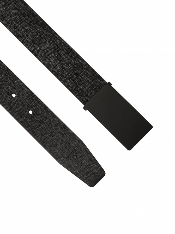 Black belt with matte black buckle  RACUV