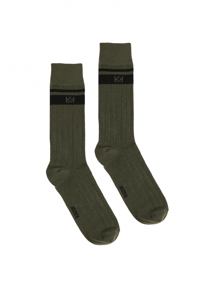 Comfortable men's socks with stripes  TRIEUX