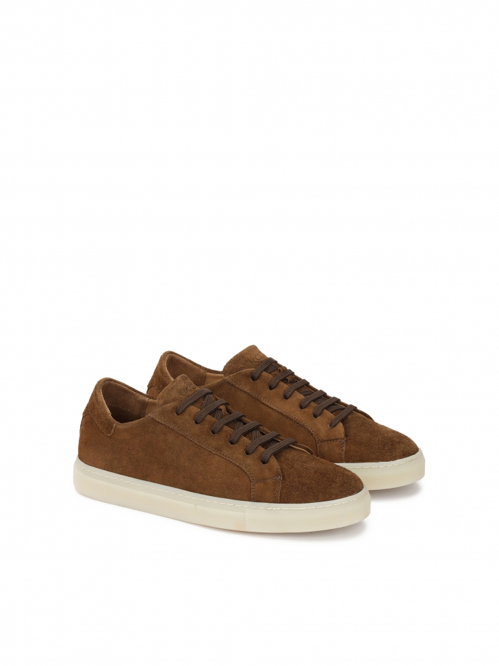 Brown sneakers with low upper CASPEROS