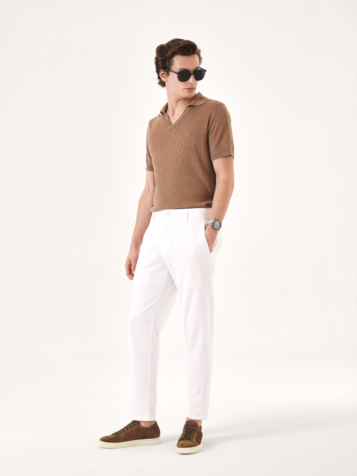 Brown sneakers with low upper CASPEROS