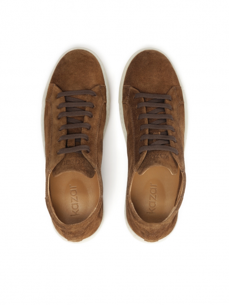 Brown sneakers with low upper CASPEROS