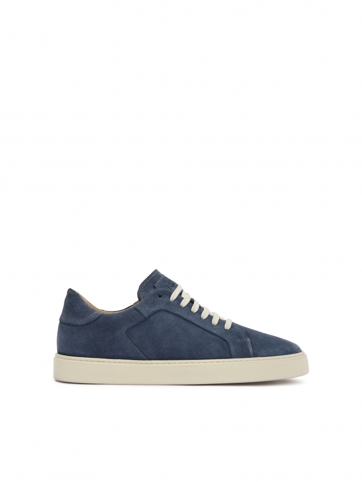 Navy blue sneakers on a white sole  DESSOUBRE 