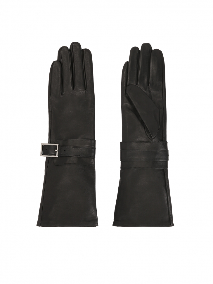 Elegant long gloves with decoration ELIANNA