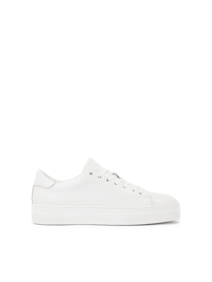 Minimalist sneakers in white color KS DOMINIQUE