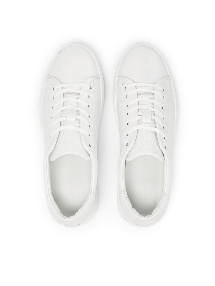 Minimalist sneakers in white color KS DOMINIQUE