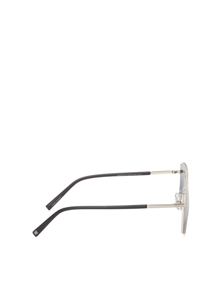 Glasses with silver frame and lenses ELIASS