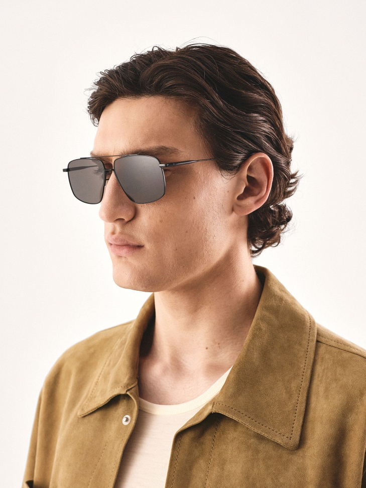 Minimalist black polarized glasses JULLIUSS