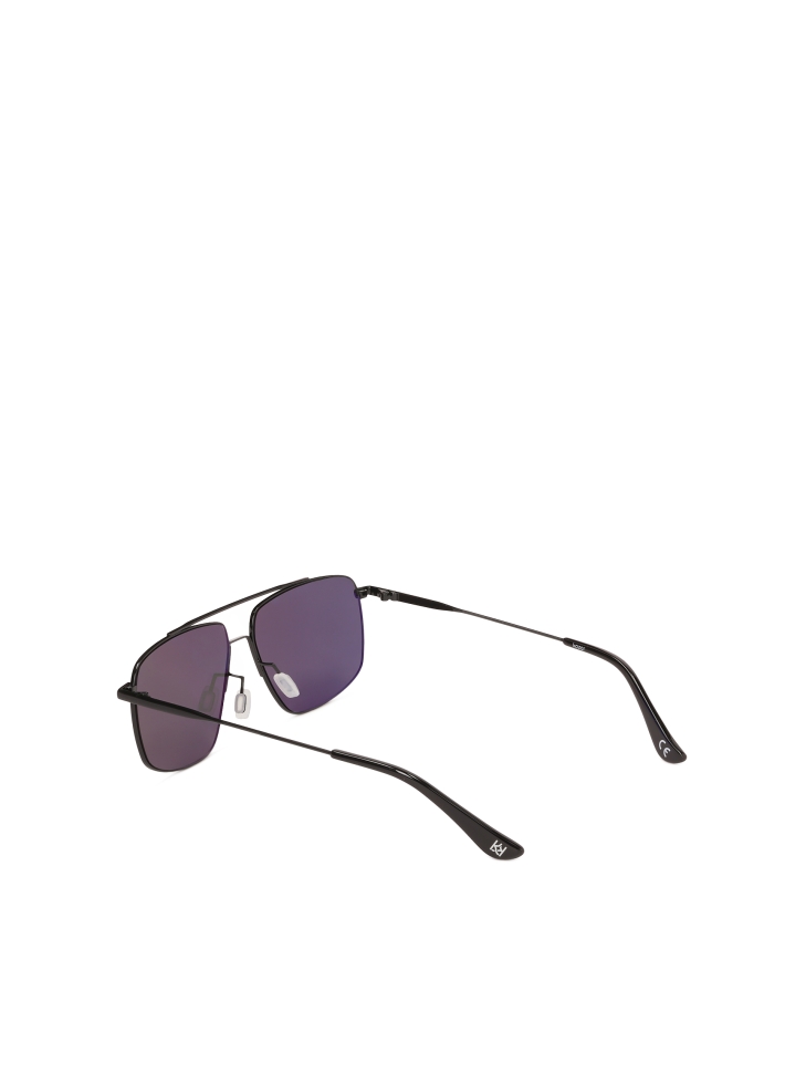 Minimalist black polarized glasses JULLIUSS