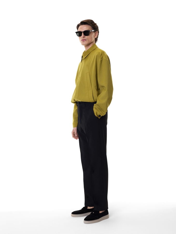 Black slip-on sneakers with silver logo  KS ETIENNE