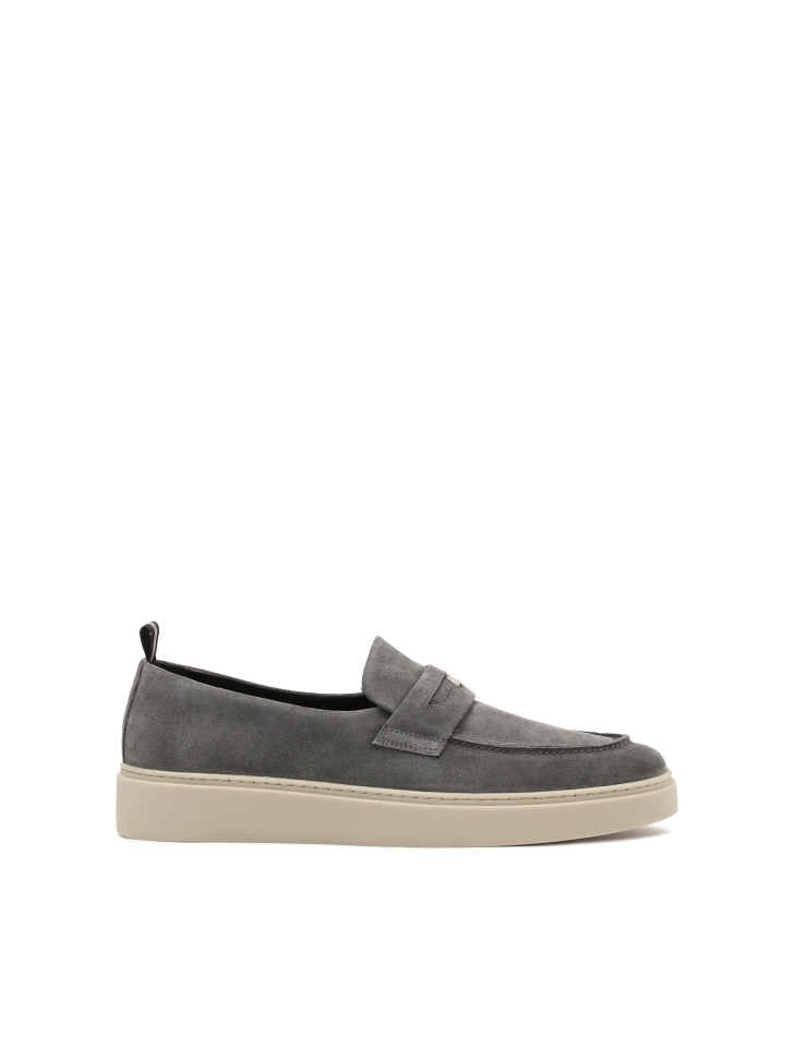 Suede sneakers with slip-on upper KS ETIENNE