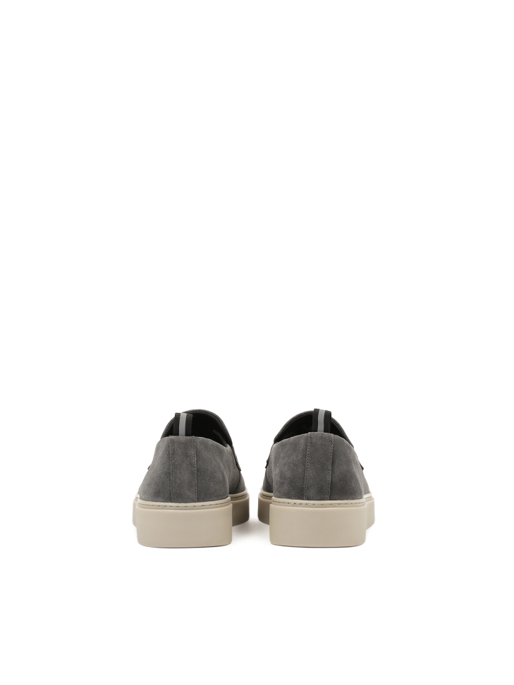 Suede sneakers with slip-on upper KS ETIENNE