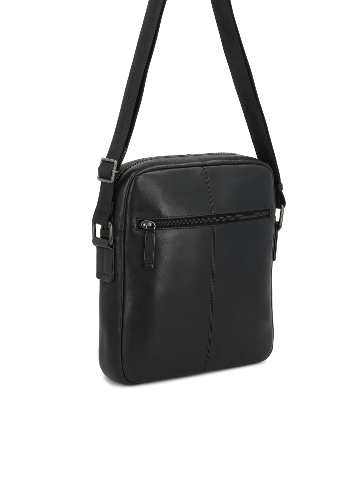 Black men's shoulder bag FABIANN
