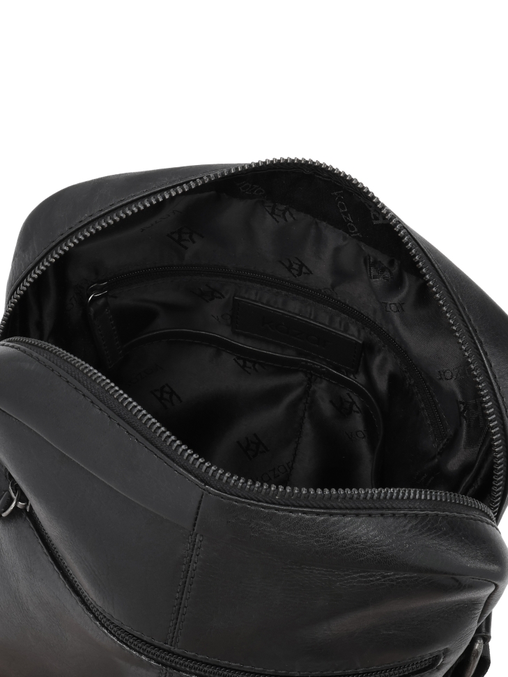 Black men's shoulder bag FABIANN